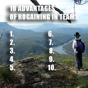 10 Advantages of Rogaining in a team