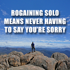 Advantages of Solo Rogaining