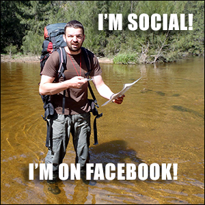 I'm social - I'm on Facebook!
